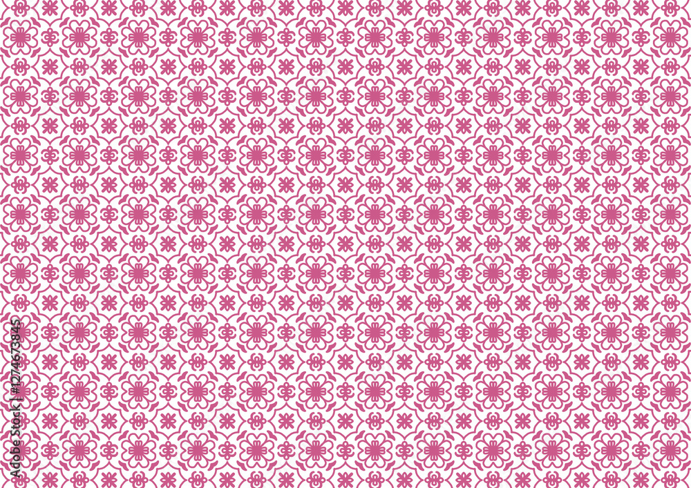 Japanese tradition pattern with pink Japanese tradition pattern with pink