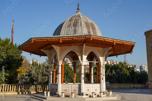 Adana Turkey fountain in the courtyard of the ramazanoğlu mosque şadırvan photo