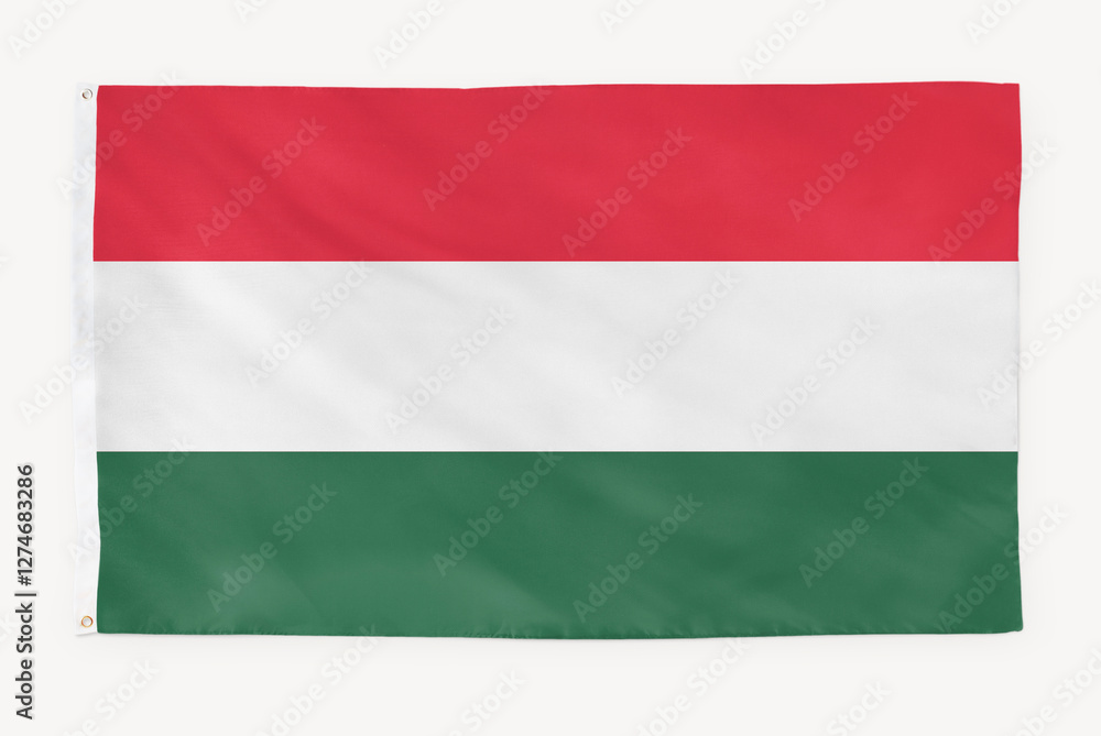 Obraz premium Hungary flag, national symbol graphic