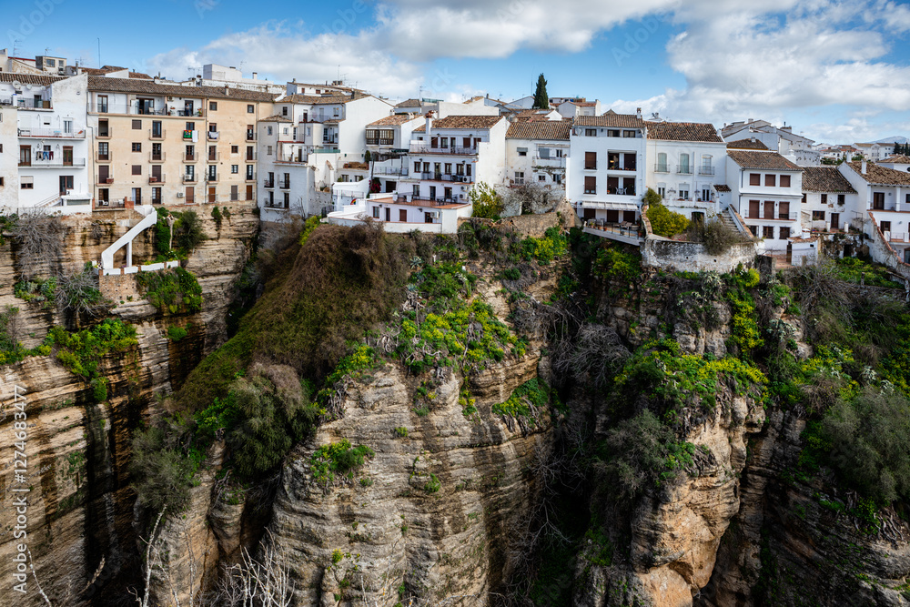 Ronda lanscape from the new bridge Ronda lanscape from the new bridge