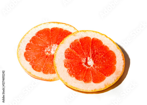 Grapefruit in hard light