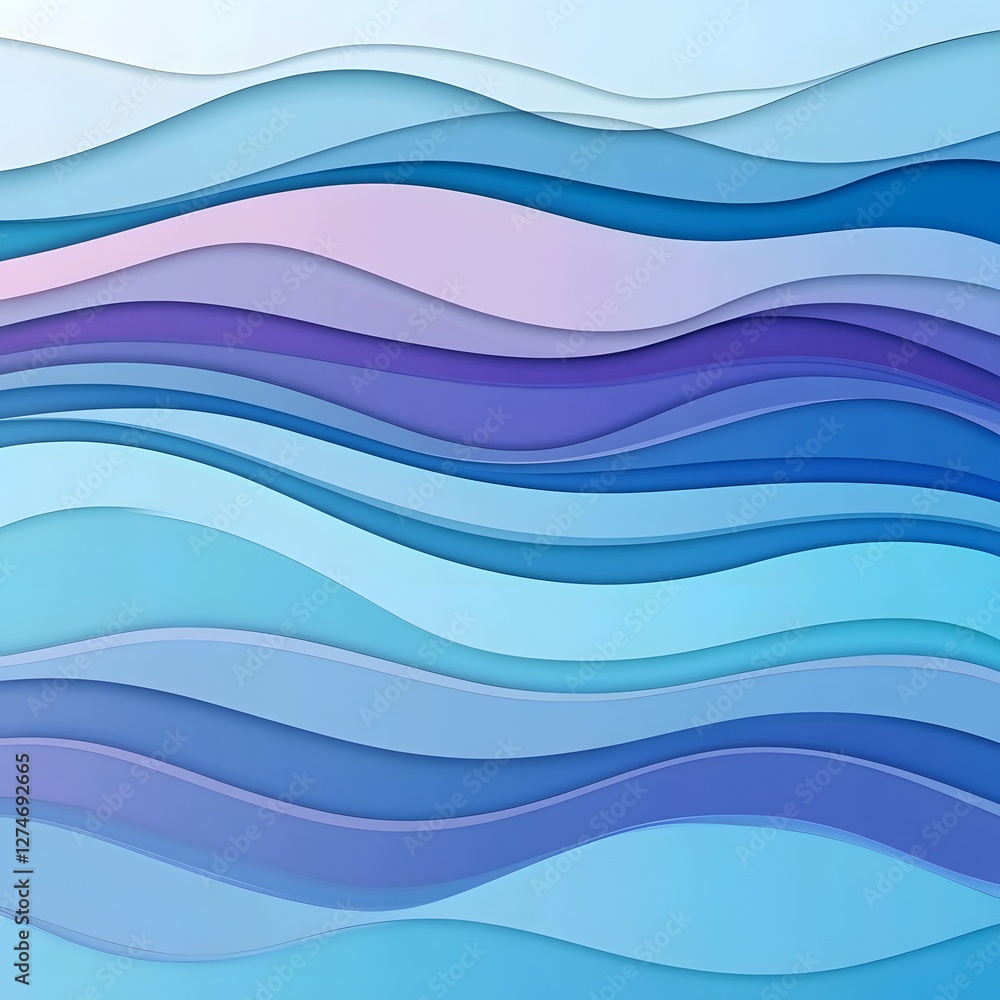 abstract background with waves. Blue and purple waves and lines. Paper cut background. Abstract blue and purple background with wavy lines. abstract background with waves. Blue and purple waves and lines. Paper cut background. Abstract blue and purple background with wavy lines.