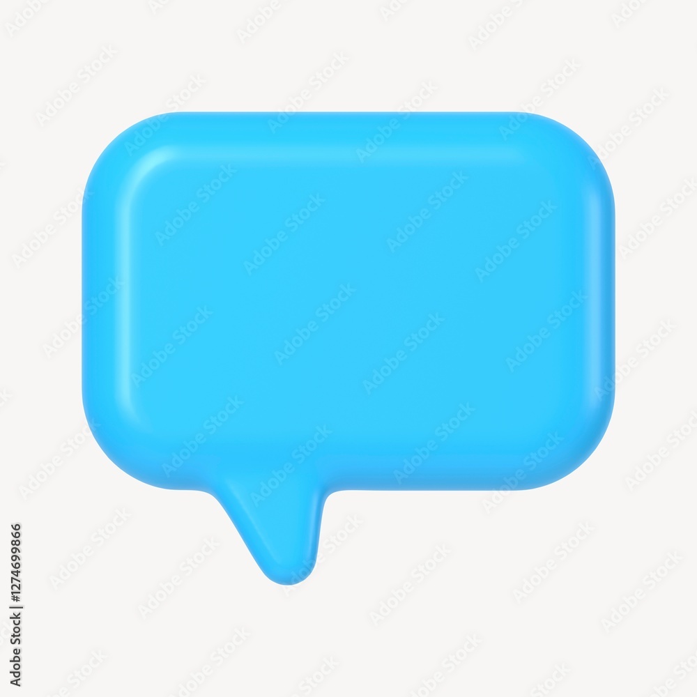 3D speech bubble clipart, communication marketing graphic 3D speech bubble clipart, communication marketing graphic