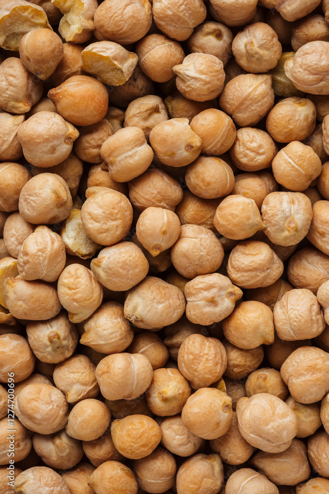 Dry chickpea beans. Dry chickpea beans.