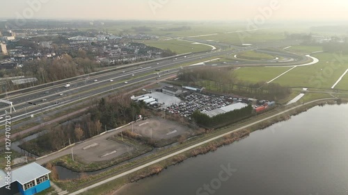 aerial view of the city