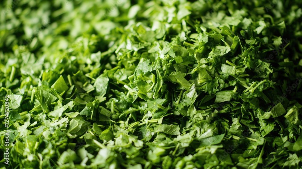 Bunch of fresh green parsley on a surface. Bunch of fresh green parsley on a surface.