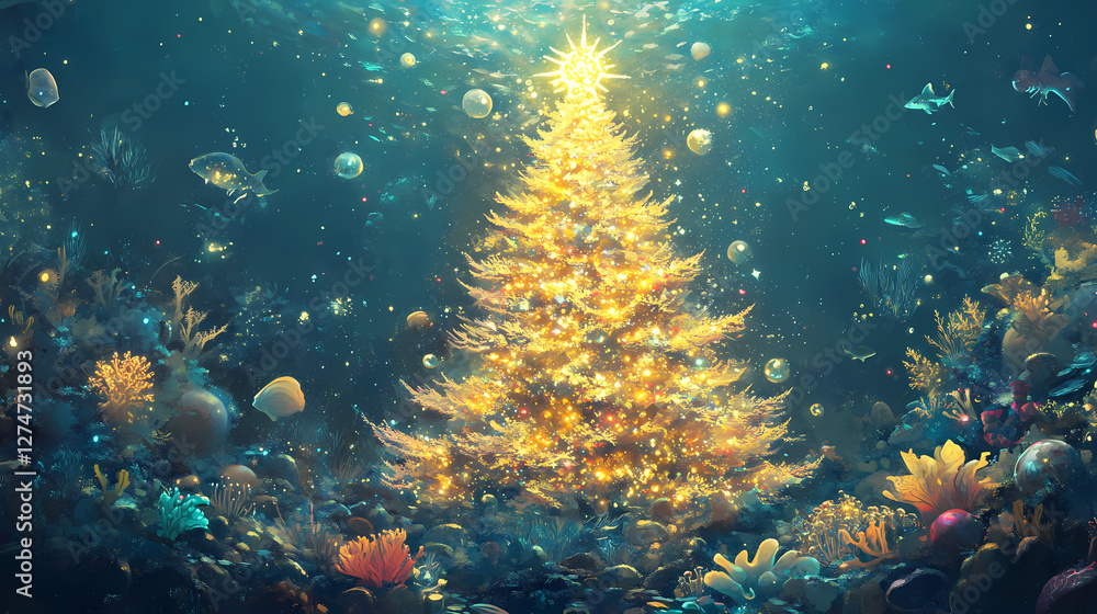 underwater christmas tree underwater christmas tree