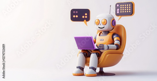 Wallpaper Mural Ai Chatbots working and chatting in computer Torontodigital.ca