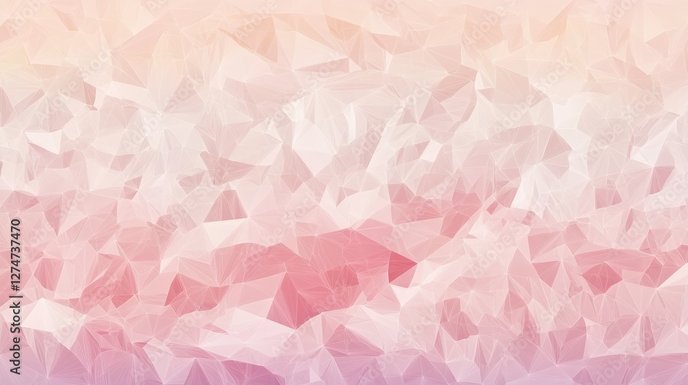 Fototapeta premium Pastel polygon background texture, website design, soft gradient