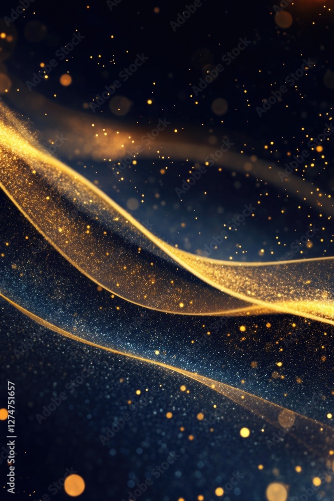 Obraz premium Golden Stream of Light