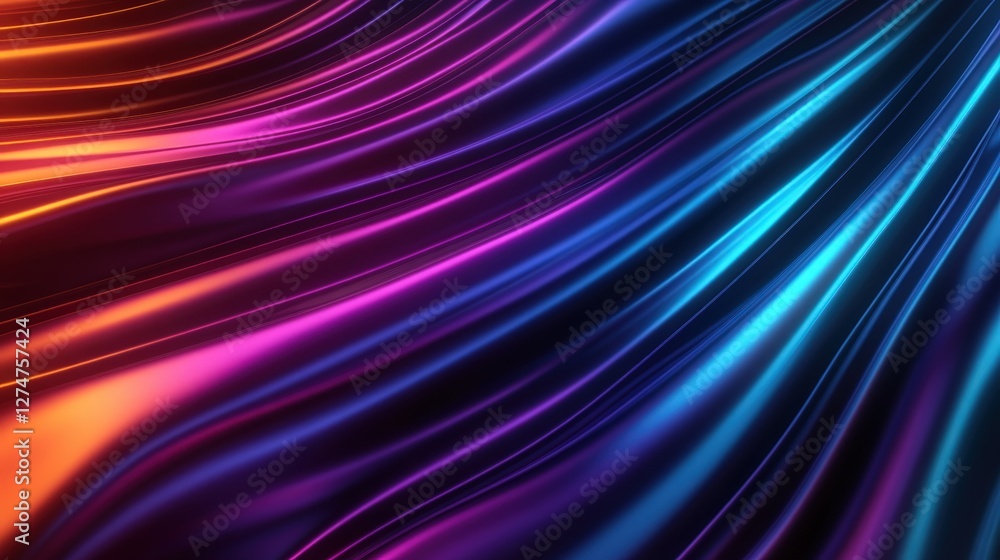 A vibrant and dynamic abstract background featuring flowing lines of purple, blue, and orange. Perfect for design projects requiring energetic and colorful visuals. A vibrant and dynamic abstract background featuring flowing lines of purple, blue, and orange. Perfect for design projects requiring energetic and colorful visuals.