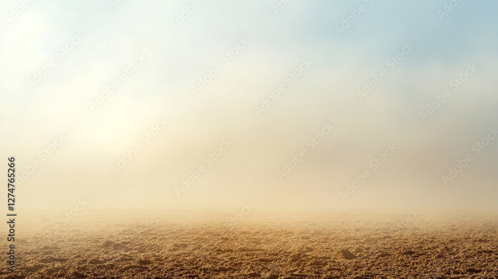 A vast, empty arena filled with smoke rising from the ground, creating a haunting and desolate atmosphere, symbolizing abandonment, uncertainty, and the end of an era in a modern rodeo setting A vast, empty arena filled with smoke rising from the ground, creating a haunting and desolate atmosphere, symbolizing abandonment, uncertainty, and the end of an era in a modern rodeo setting