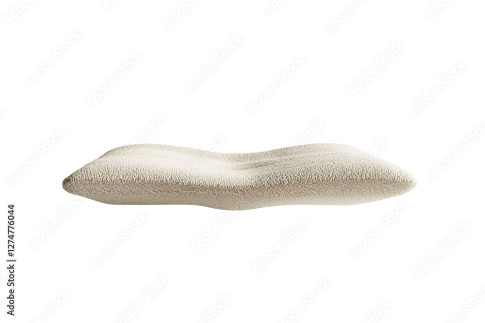A soft, glowing pillow against a serene backdrop evokes calm and comfort isolated on transparent background A soft, glowing pillow against a serene backdrop evokes calm and comfort isolated on transparent background