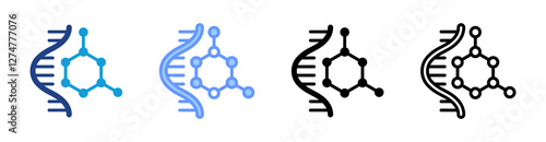 Rna icon set multiple style collection
