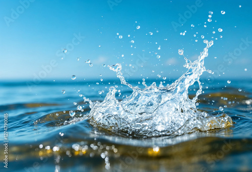 sea, mar azul photo