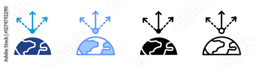 Zenith icon set multiple style collection