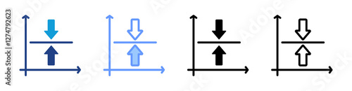 Baseline icon set multiple style collection