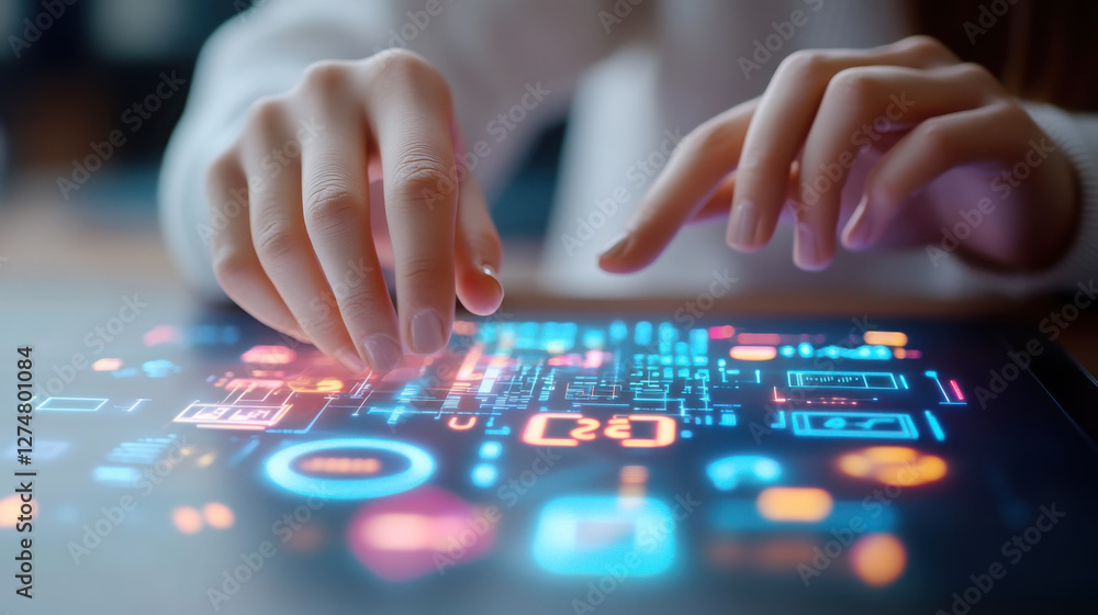Ai integrated learning environment with interactive digital tablet interface Ai integrated learning environment with interactive digital tablet interface