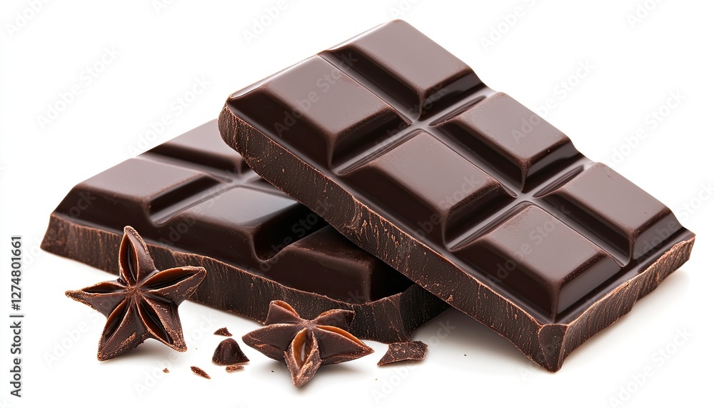 Dark Chocolate Bar with Star Anise Gourmet Indulgence Dark Chocolate Bar with Star Anise Gourmet Indulgence