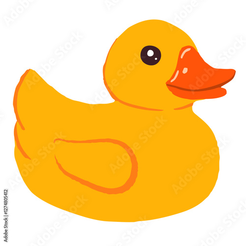 Rubber Ducky Handrawn Art