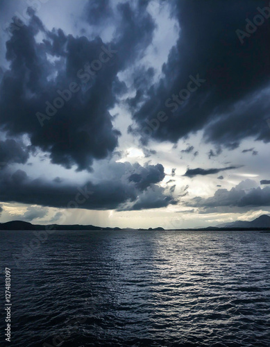 Dramatic Sky Over Water