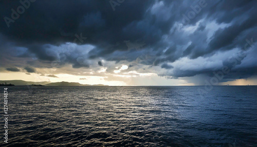 Dramatic Sky Over Water