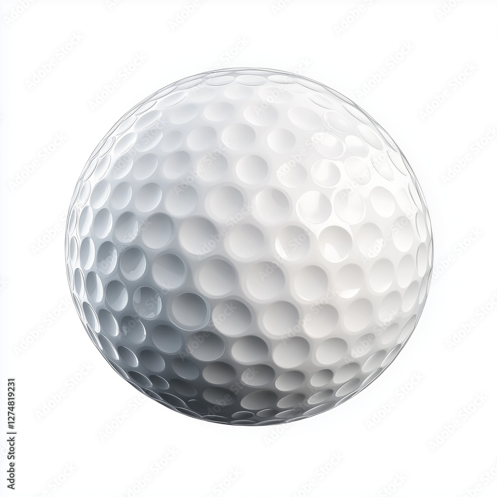 Golfball auf weißem Hintergrund – Symbole für Präzision und Sportlichkeit
Golfball auf weißem Hintergrund – Symbole für Präzision und Sportlichkeit