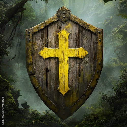cross on the wall