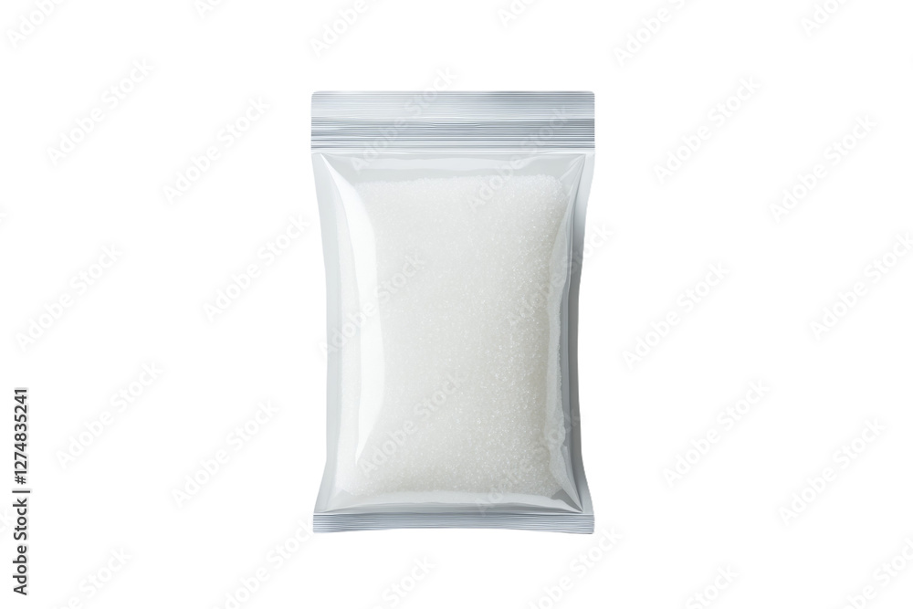 White bag with a zipper on it, isolated White bag with a zipper on it, isolated