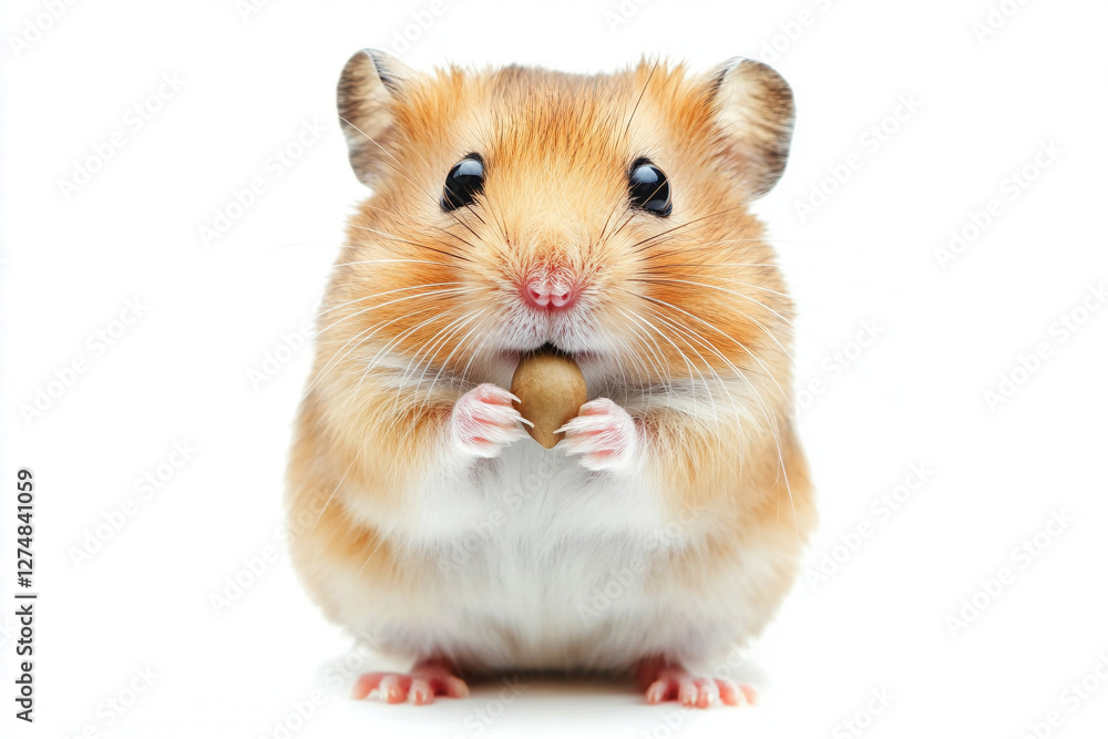 hamster on white background hamster on white background