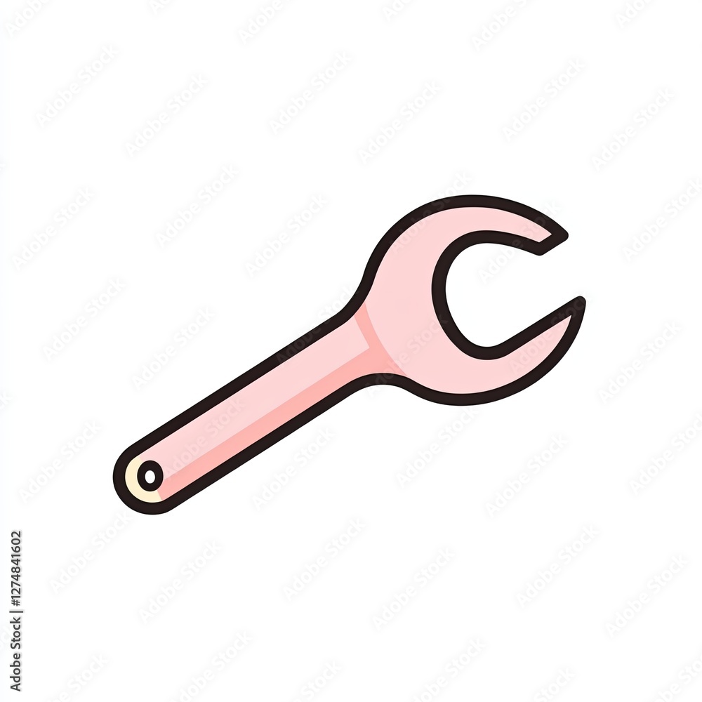 fix icon, a simple line drawing, flat design style, pastel colors, white background fix icon, a simple line drawing, flat design style, pastel colors, white background
