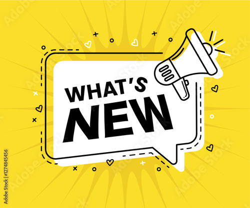 Whats new symbol. Special offer sign. Vector illustration