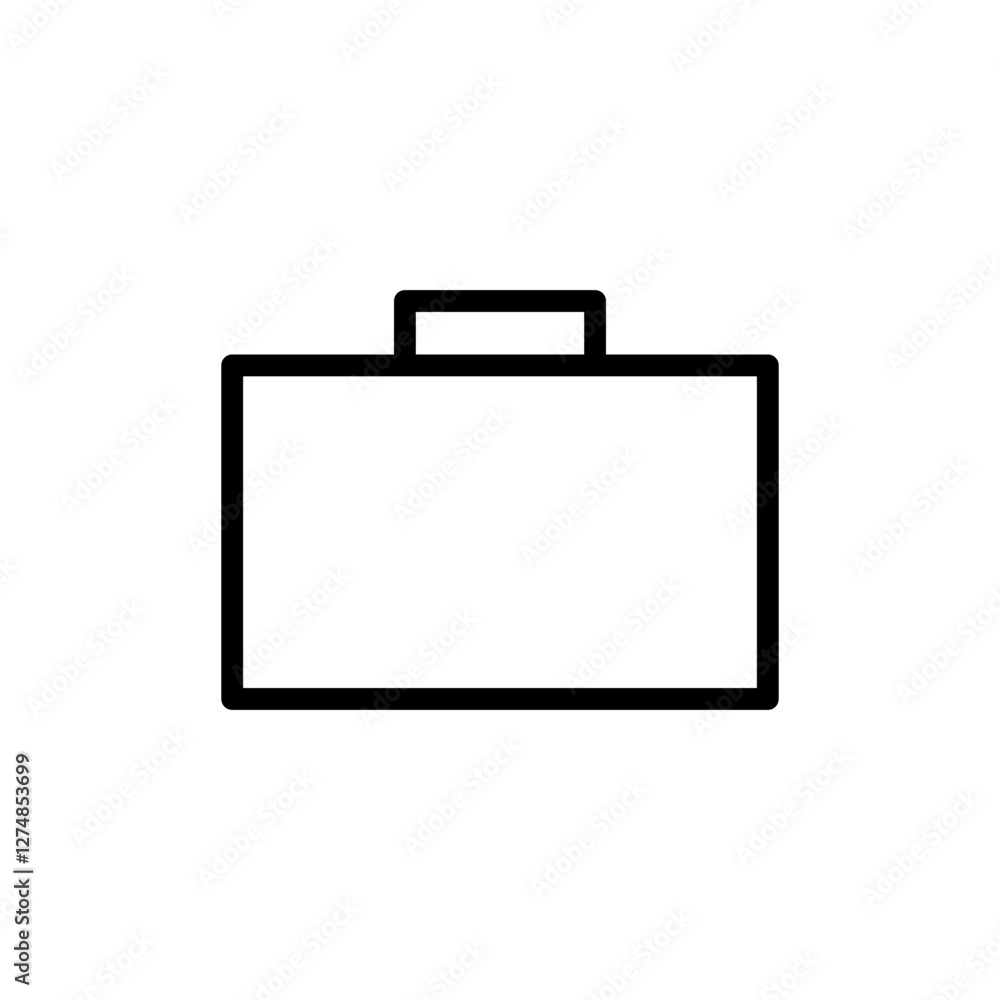 Briefcase icon vector illustration. suitcase sign and symbol. luggage symbol. Briefcase icon vector illustration. suitcase sign and symbol. luggage symbol.