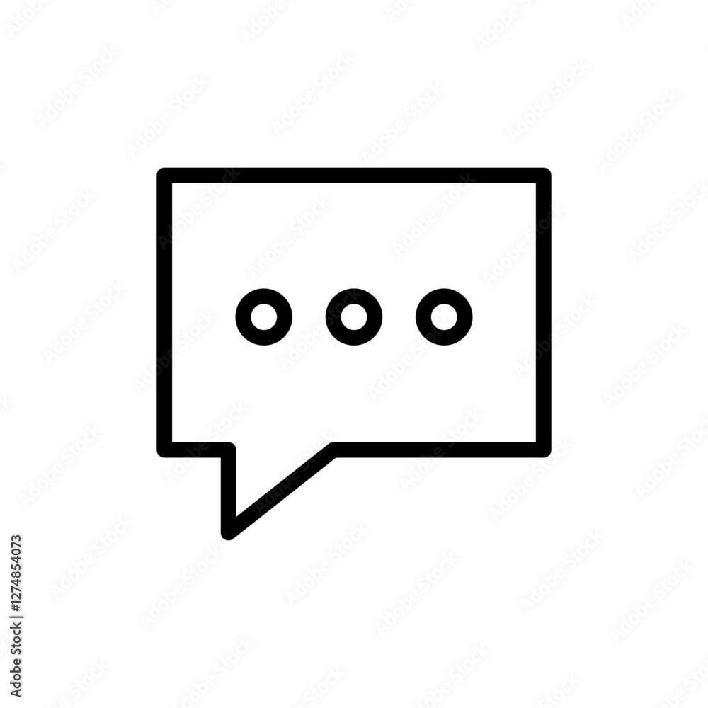 Chat icon vector illustration. speech bubble sign and symbol. comment icon. message Chat icon vector illustration. speech bubble sign and symbol. comment icon. message