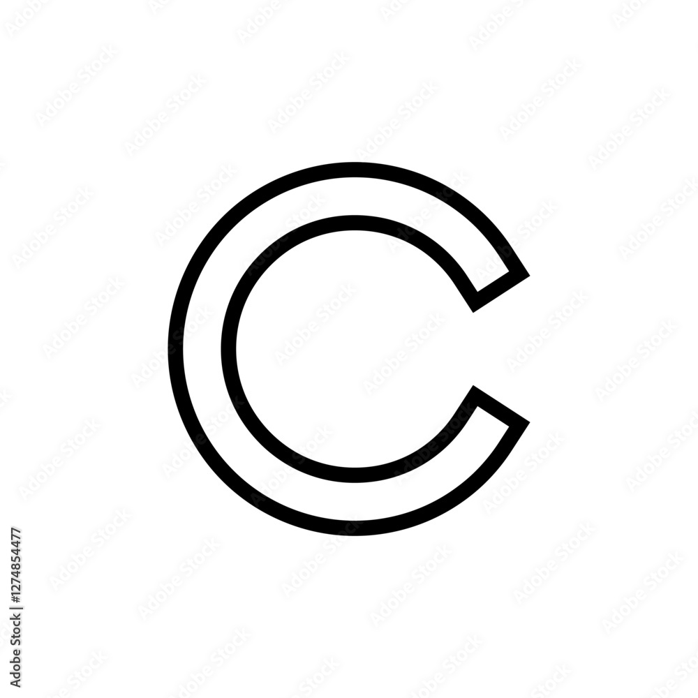 Copyright icon vector illustration. copyright sign and symbol Copyright icon vector illustration. copyright sign and symbol