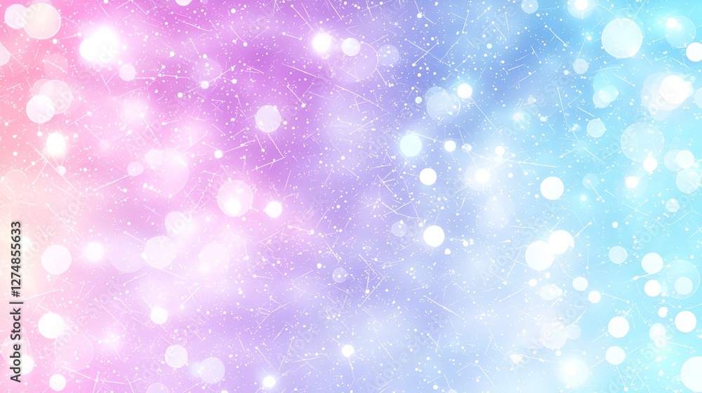 Obraz premium Abstract pastel bokeh background with light effects. Possible use Stock photography for design elements, social media graphics, or invitations