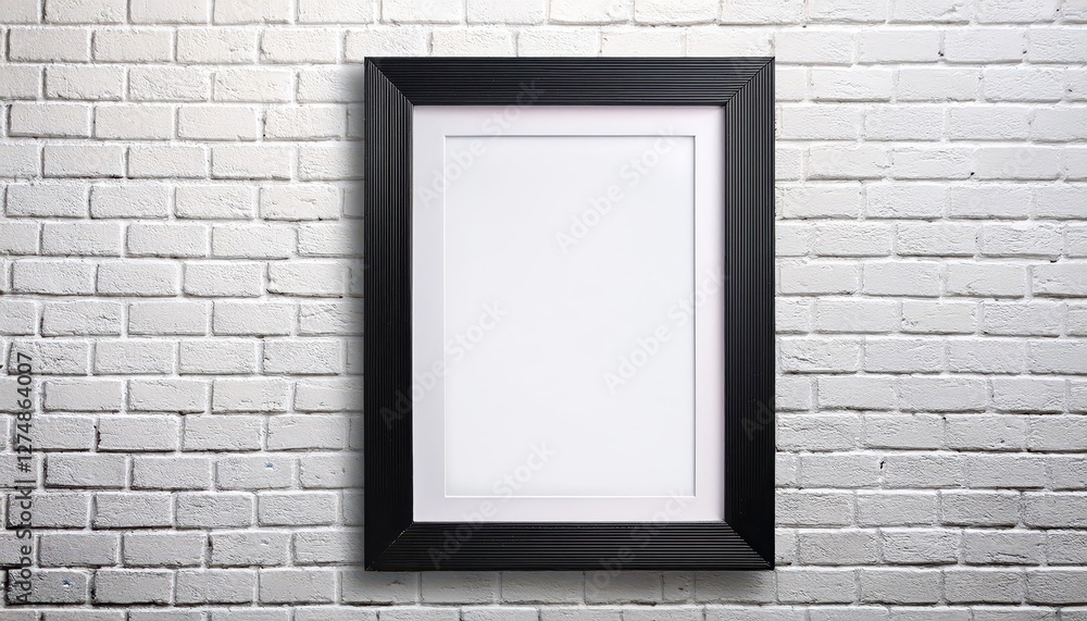 Stark Contrast Monochrome Artwork against Distressed White Brick Backdrop, Evoking Urban Chic and Timeless Elegance. Stark Contrast Monochrome Artwork against Distressed White Brick Backdrop, Evoking Urban Chic and Timeless Elegance.