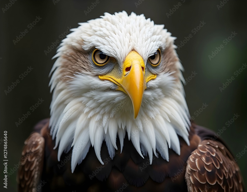 Fototapeta premium Portrait of an eagle.