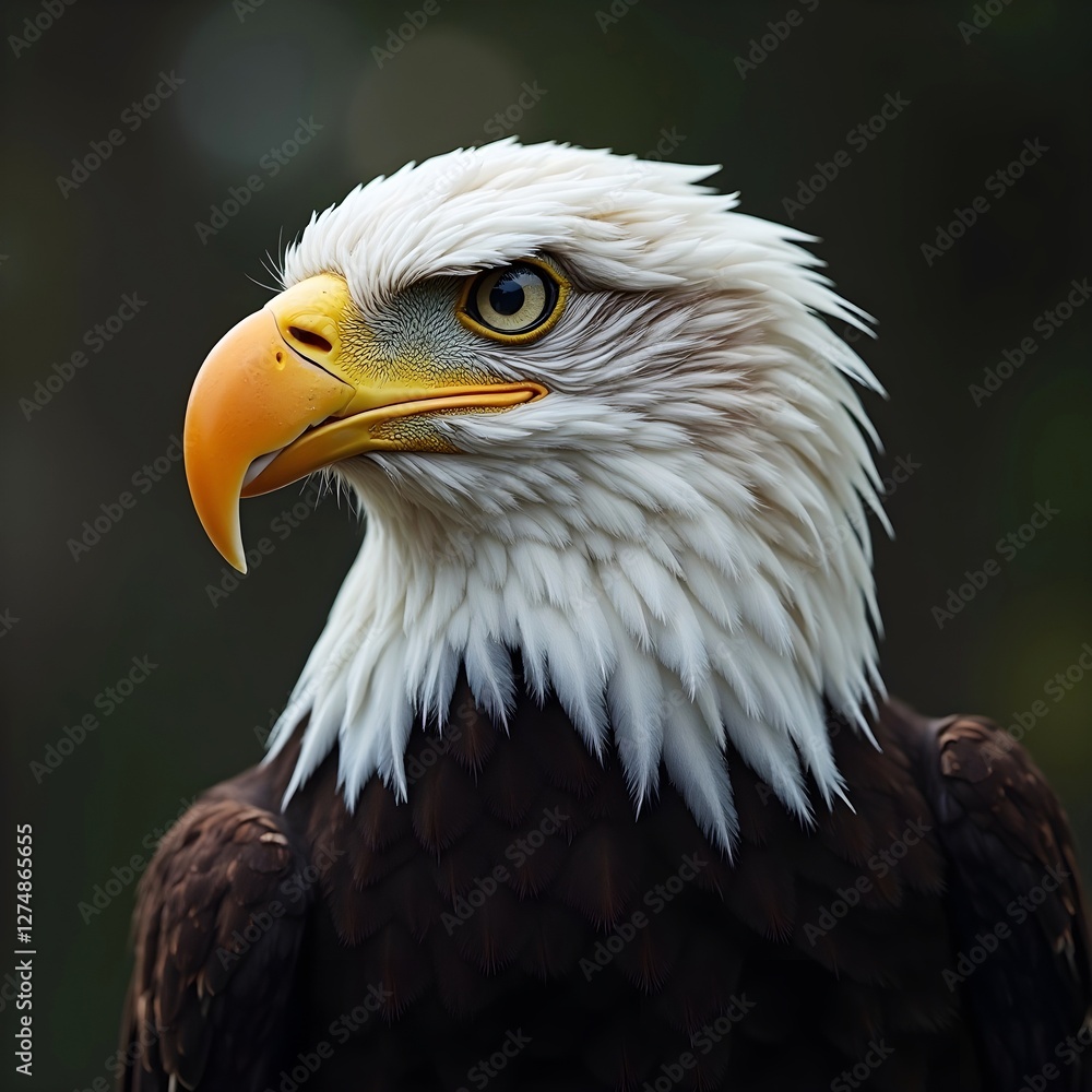 Fototapeta premium Portrait of an eagle.