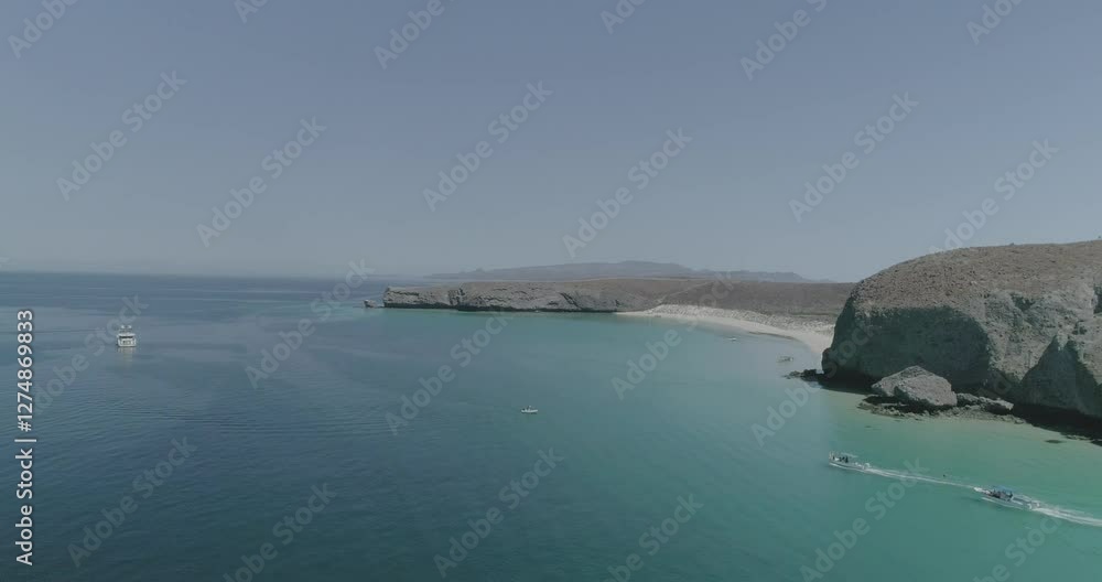 Aerial Views of Balandra Beach, Baja California Sur: A Hidden Gem of the Sea of Cortez Aerial Views of Balandra Beach, Baja California Sur: A Hidden Gem of the Sea of Cortez