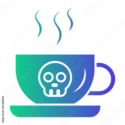 poisonous coffee Gradient icon