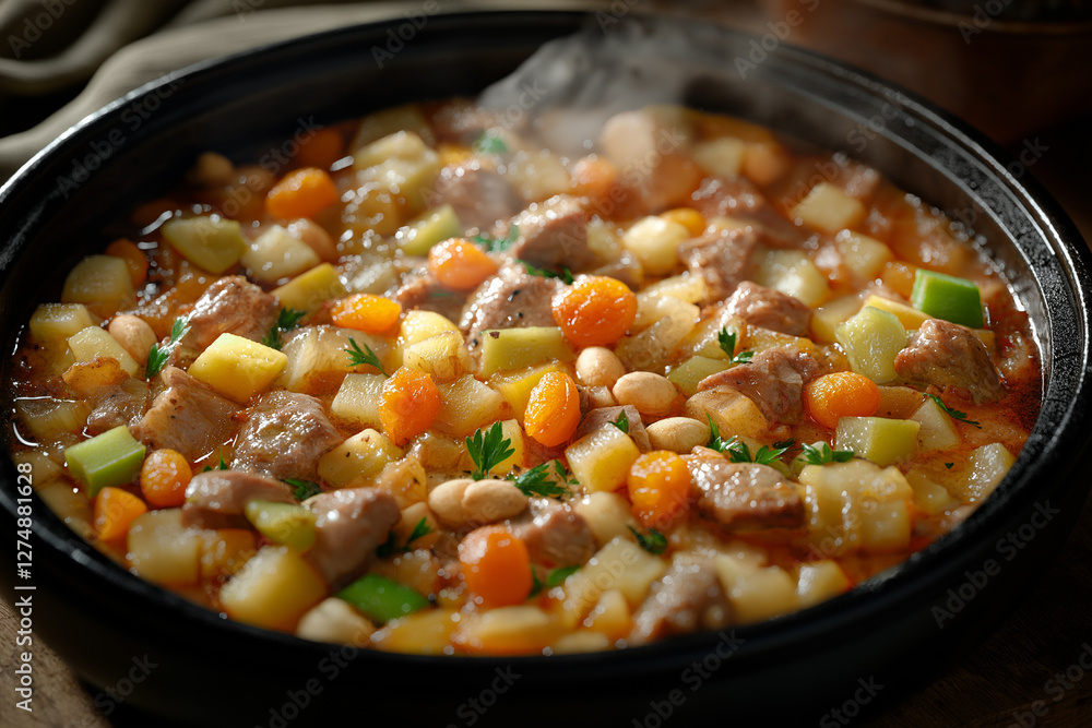 Hearty Autumn Stew: A Rustic Vegetable and Meat Medley Hearty Autumn Stew: A Rustic Vegetable and Meat Medley