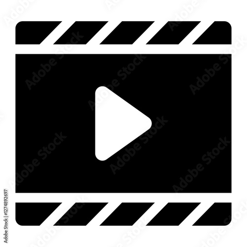 movie clapper board icon