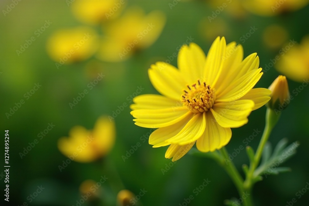 Yellow Adesmia boronioides flowers blooming in the spring season, boronioides, bloom, blossoms Yellow Adesmia boronioides flowers blooming in the spring season, boronioides, bloom, blossoms