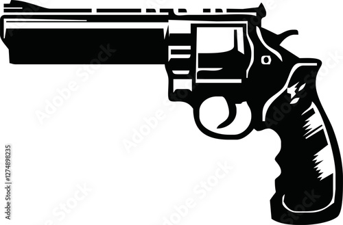 Gun icon. Weapon sign. Vector illustration