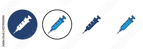 Syringe icon vector. injection icon vector.