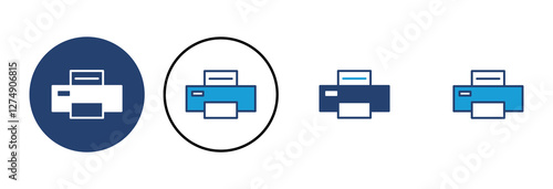 Print icon vector. printer icon vector.