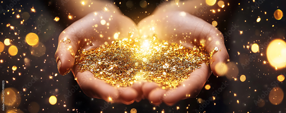 Gold investment and background image showing gold. Gold investment and background image showing gold.
