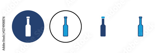 Bottle icon vector. bottle vector icon
