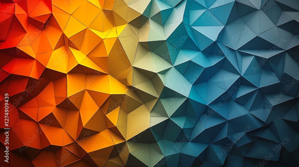 Colorful abstract polygonal texture background Colorful abstract polygonal texture background